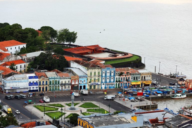 Vista aérea de Belém (PA)