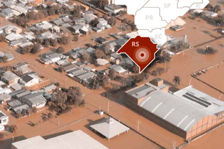 Chuvas de maio causaram inundações e destruição no RS