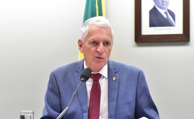 Deputado Rogério Correia fala ao microfone 