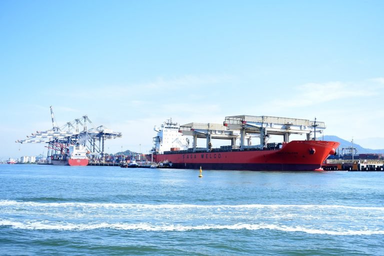 Porto de Santos, em São Paulo