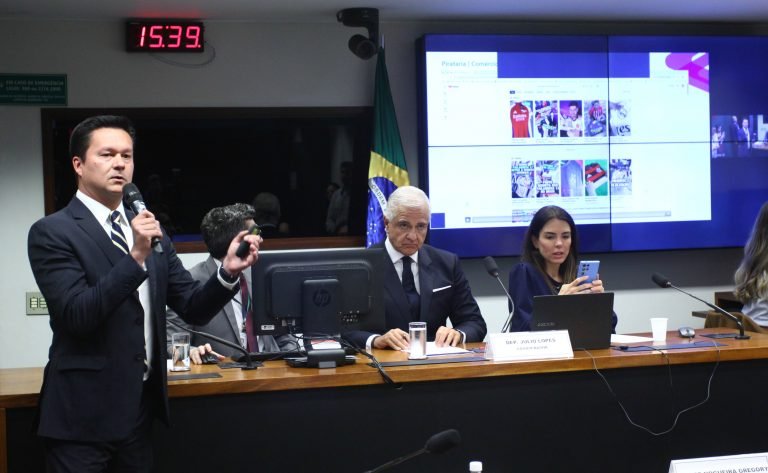 Audiência Pública - Pirataria no Setor Esportivo. Diretor Executivo da Associação pela Indústria e Comércio Esportivo - ÁPICE, Renato Smirne Jardim.