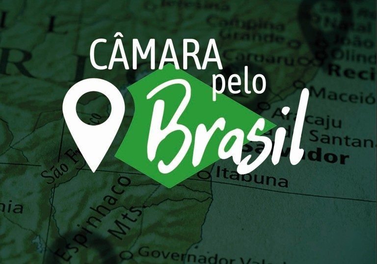 logomarca do programa câmara pelo brasil