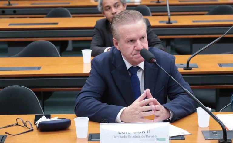 Audiência Pública - Fundo Nacional de Desenvolvimento da Cadeia do Leite. Deputado estadual - Assembleia Legislativa do Paraná, Luis Corti.