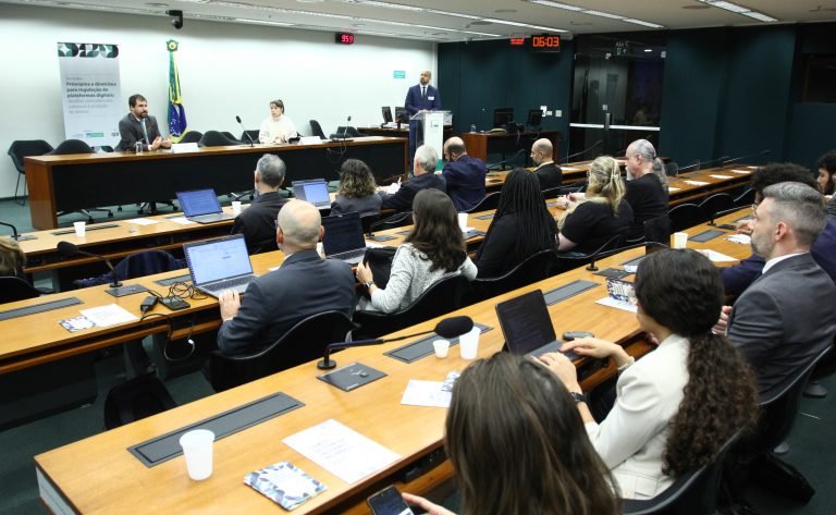 Audiência Pública - Princípios e diretrizes para regulação de plataformas digitais.