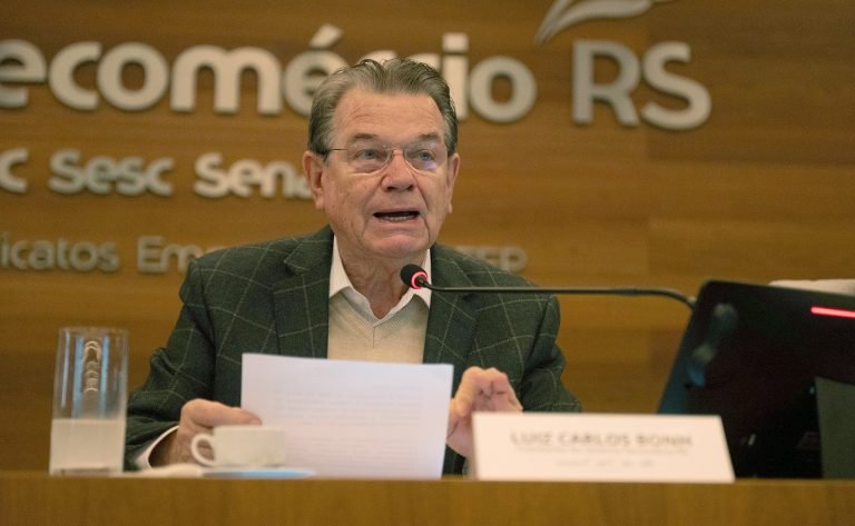 Porto Alegre (RS). Câmara pelo Brasil. Presidente do Sistema Fecomércio-RS/Sesc/Senac e IFEP e do Conselho Deliberativo do Sebrae-RS, Luiz Carlos Bohn.